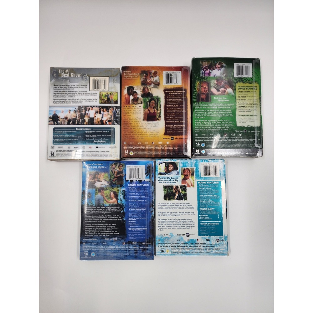 Lost The Complete Seasons 1-5 DVD Box Set Bundle ABC Studios Mystery DramaSeries - Picture 2 of 9